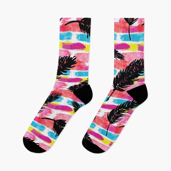 Item preview, Beautiful and colorful pattern of black bird feathers  designed and sold by ChatterFox.