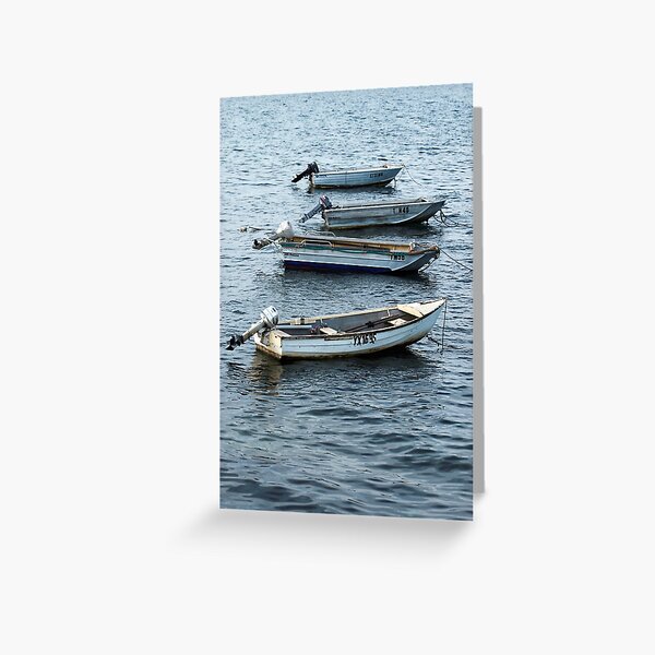 Outboard Motors Greeting Card