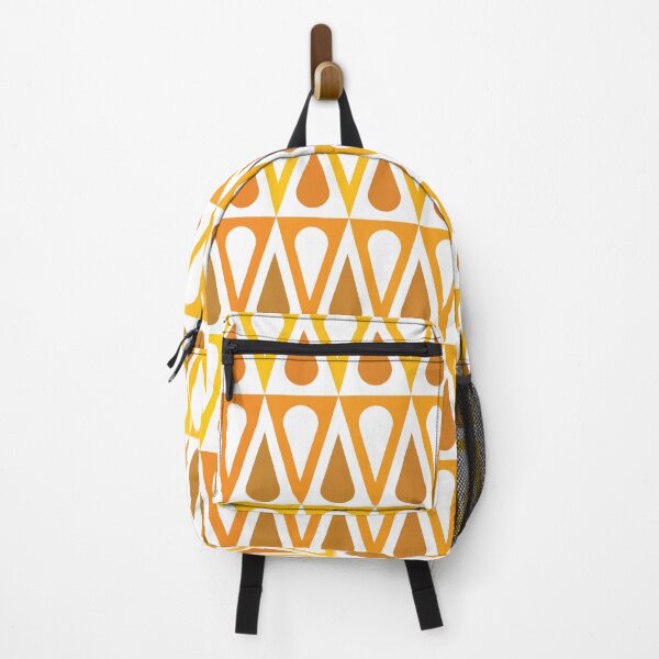 Item preview, Geometric Pattern 57 (orange teardrop triangles) designed and sold by Geometric Patterns.