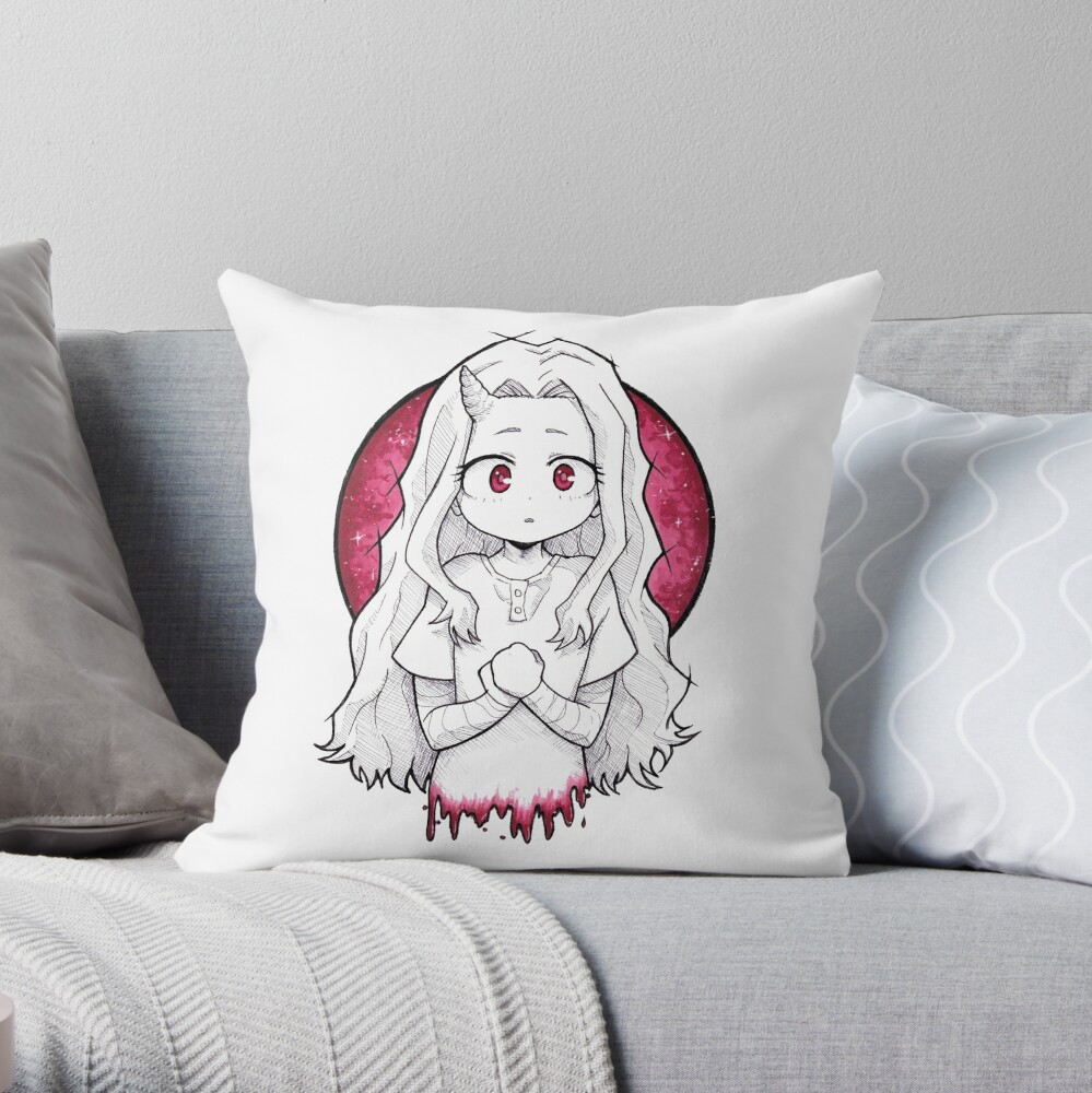 Sale Online Save Me Eri from My Hero Academia Throw Pillow by cadenced TP-EPN4B4WL