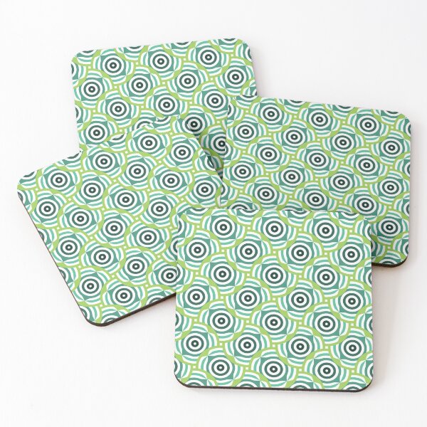 Item preview, Leafy Circles Geometric Pattern – Green designed and sold by RoguePatterns.