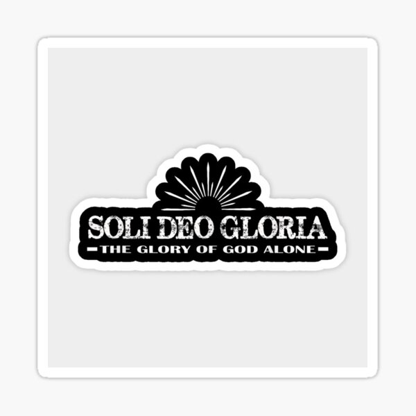 Soli Deo Gloria Sticker
