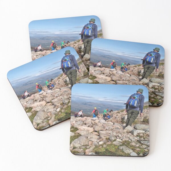 Item preview, Climbers make their way up the steep path on Ben Nevis designed and sold by Richard Flint.