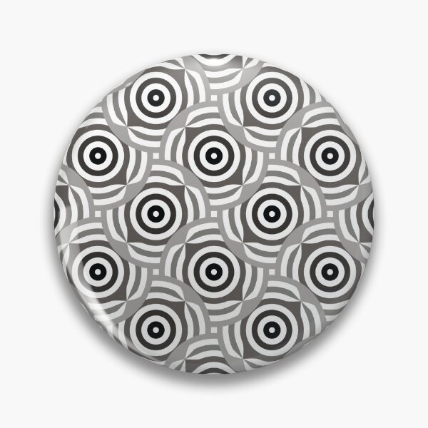 Item preview, Leafy Circles Geometric Pattern – Gray designed and sold by RoguePatterns.
