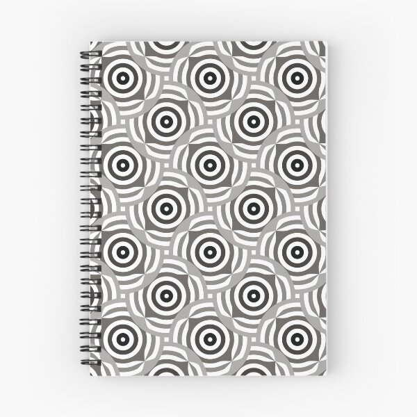 Item preview, Leafy Circles Geometric Pattern – Gray designed and sold by RoguePatterns.