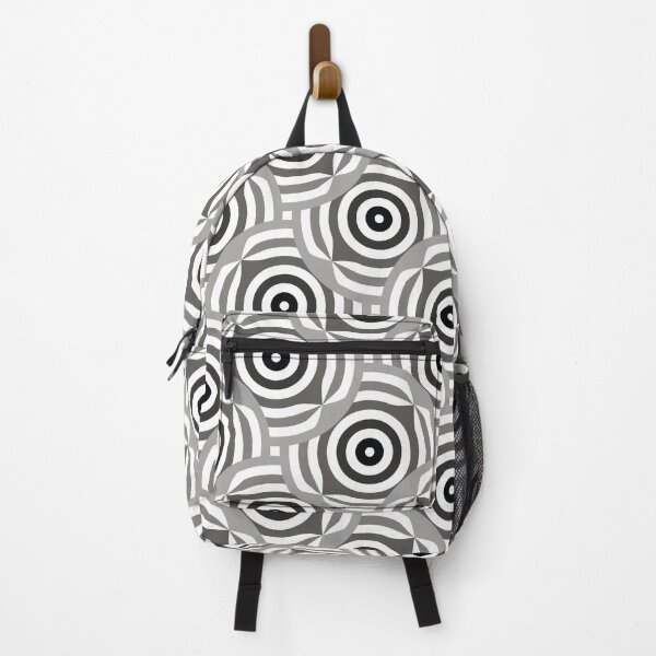 Item preview, Leafy Circles Geometric Pattern – Gray designed and sold by RoguePatterns.