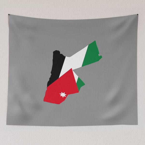 Item preview, Jordan Map And Flag designed and sold by IBMClothing.