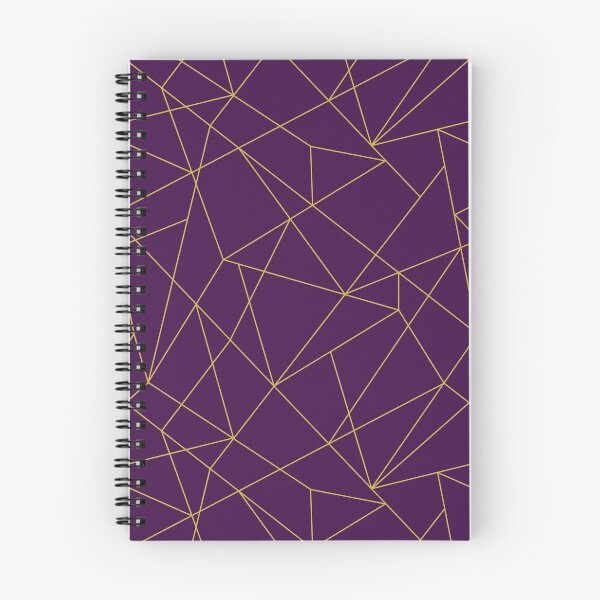 Aperçu de l'œuvre Motif de polygone or-violet créée et vendue par smashingarb.