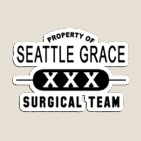 Aperçu de l'œuvre Propriété de Seattle Grace en noir créée et vendue par hfournier.