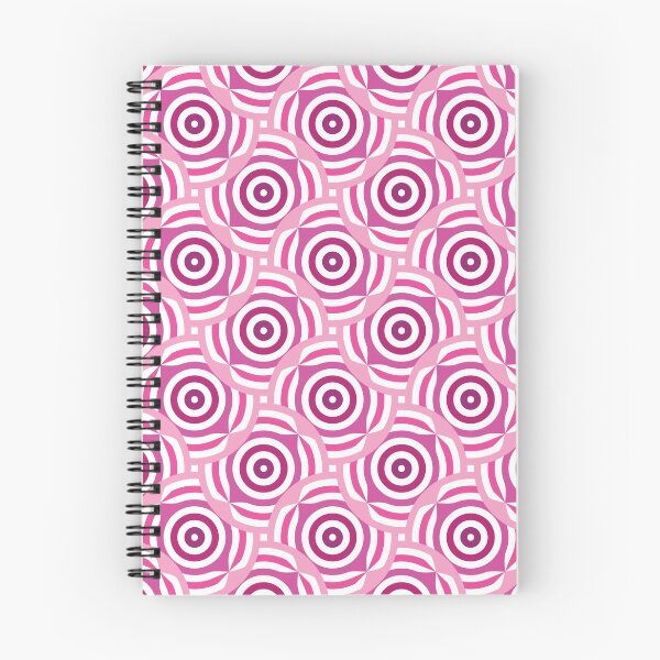 Item preview, Leafy Circles Geometric Pattern – Fuchsia designed and sold by RoguePatterns.