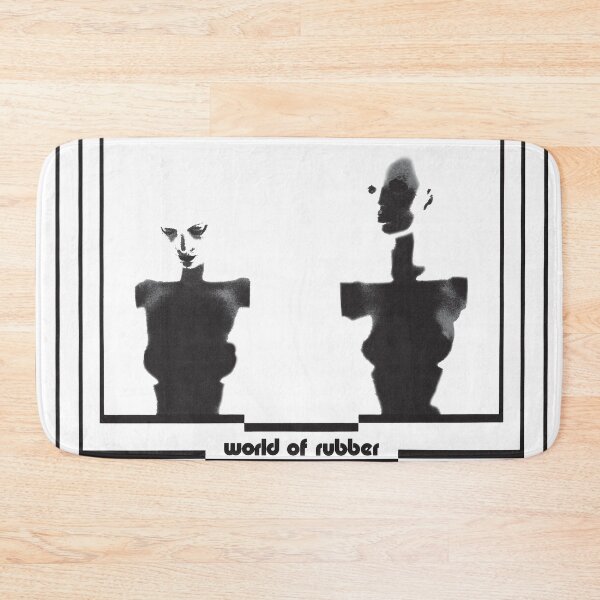Item preview, Second layer world of rubber black and white minimalist artwork designed and sold by Onyria Art.