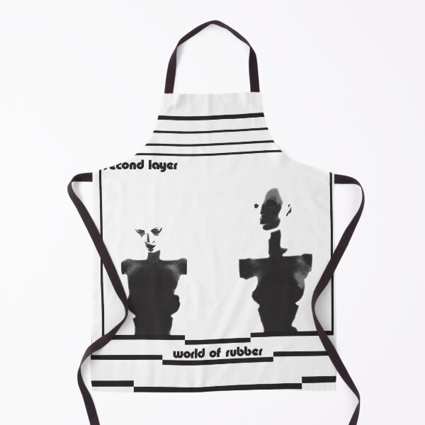 Item preview, Second layer world of rubber black and white minimalist artwork designed and sold by Onyria Art.