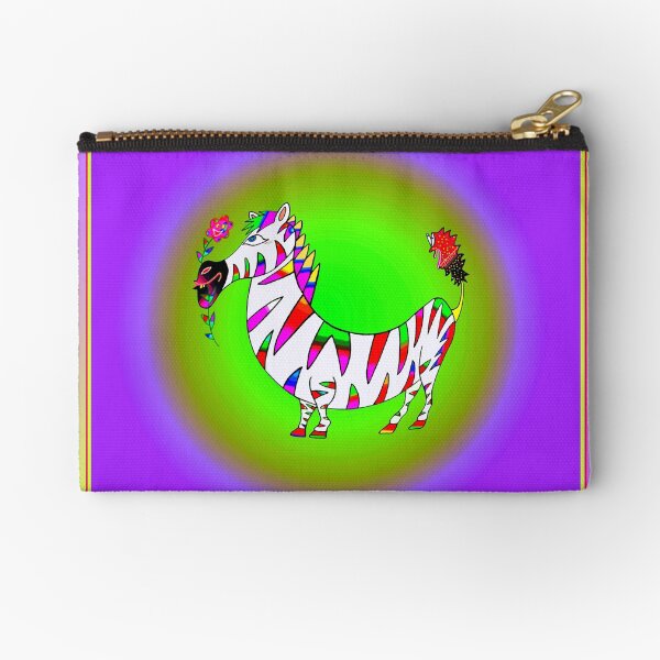 Zebra Hollywood star Zipper Pouch