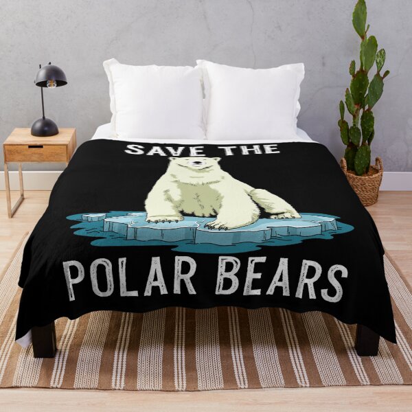 Item preview, Save The Polar Bears Shirt Anti Climate Change Polar Bear designed and sold by DSWShirts.