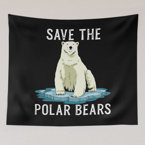 Item preview, Save The Polar Bears Shirt Anti Climate Change Polar Bear designed and sold by DSWShirts.
