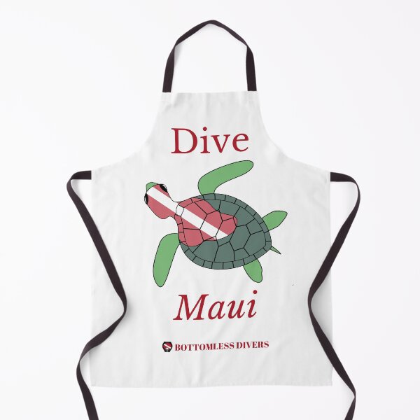 Item preview, Dive Maui Turtle with Red Font designed and sold by BottomlessDiver.