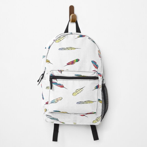 Item preview, Multicolored feathers on a white background designed and sold by Kotoapparat.