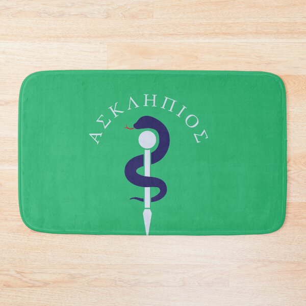 Item preview, Rod of Asklepios medicine Greek God Design designed and sold by OwlishArts.