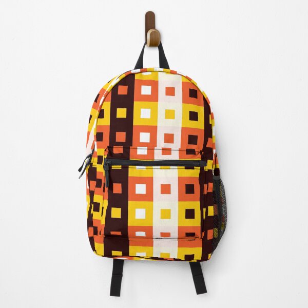 Item preview, Geometric Pattern 74 (orange stripes squares) designed and sold by Geometric Patterns.