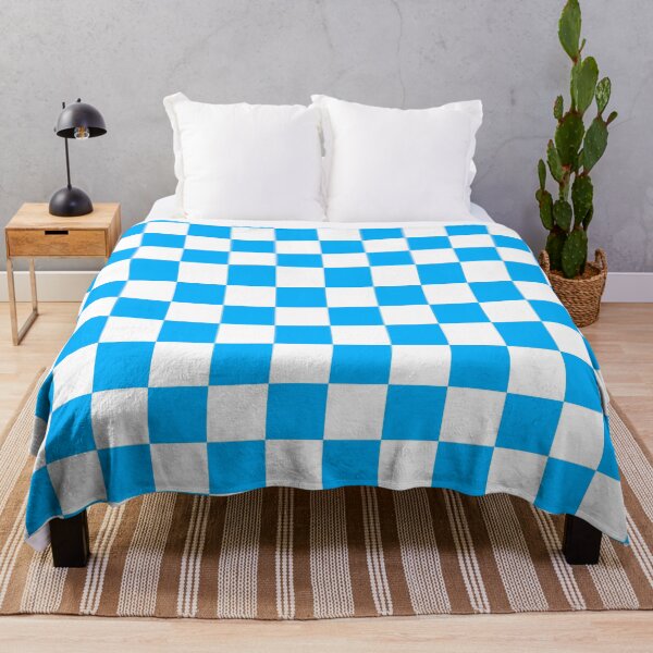 Item preview, Blue & White Checkerboard designed and sold by stareongroup.