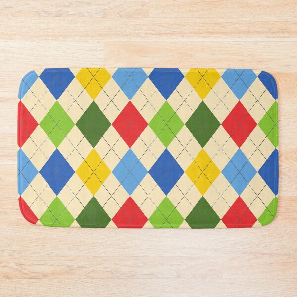 Item preview, 1980s Preppy Retro Vintage Rainbow Argyle  designed and sold by IamTrending.