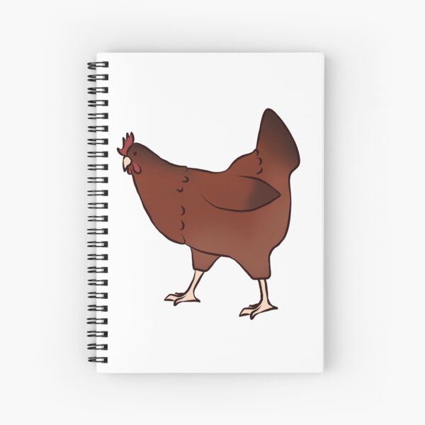 Rhode Island Red Hen Spiral Notebook