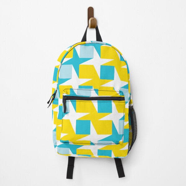 Item preview, Geometric Pattern 98 (yellow blue stars) designed and sold by Geometric Patterns.