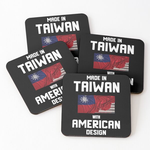 Item preview, Made In Taiwan With American Design Flag designed and sold by besttwlife.