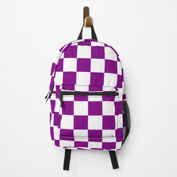 Item preview, Purple & White Checkerboard designed and sold by stareongroup.