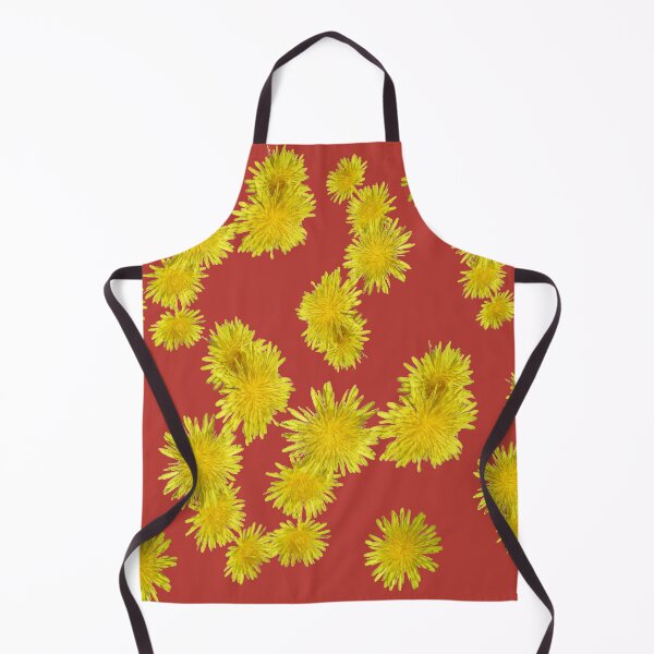 Item preview, fleurs de pissenlits sur aurora red designed and sold by AHELENE.