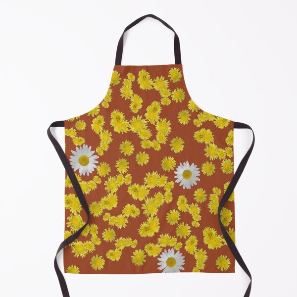 Item preview, paquerettes et fleurs de pissenlits sur fond potters clay designed and sold by AHELENE.