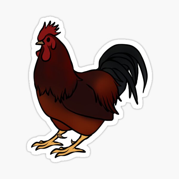 Item preview, Rhode Island Red Rooster designed and sold by Clucky-Designs.
