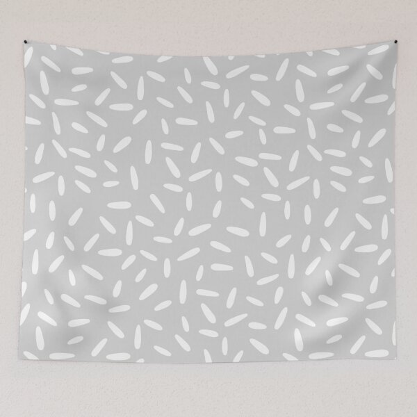 Item preview, Scandi Grey White Abstract Spots designed and sold by RusticGarden.