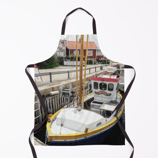 Item preview, Small boat Tanja in the harbor in a old town in Sweeden designed and sold by Tanja Dianova.