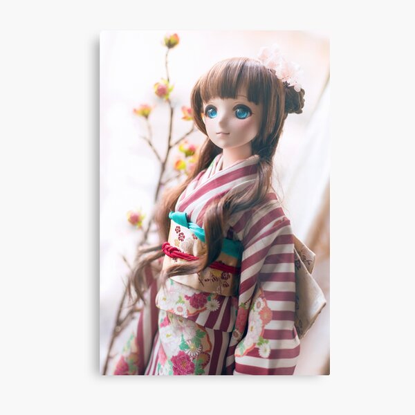 Kimono · Melocoton Metal Print