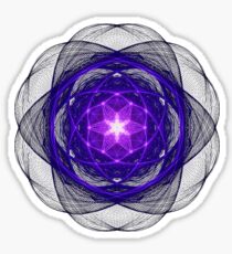 Energetic Geometry - Indigo Prayers Sticker