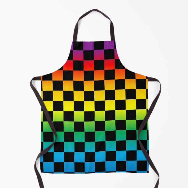 Item preview, Rainbow Black Checkerboard designed and sold by stareongroup.