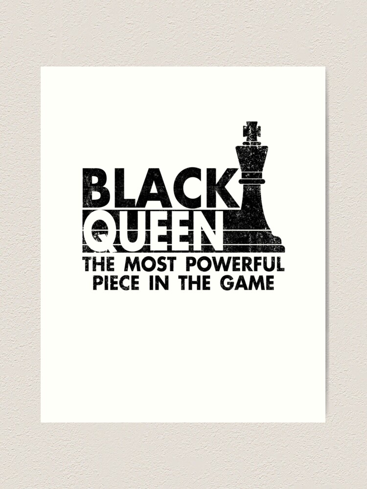 Black Queen Powerful Chess African American Women Digital Art by