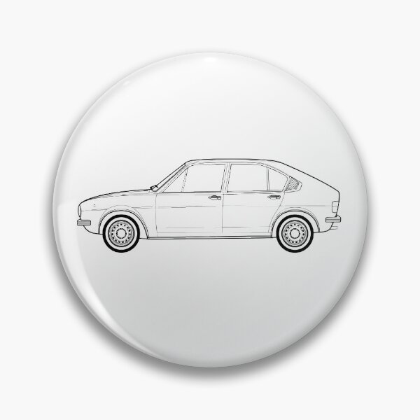 Artikelvorschau, Alfasud Strichzeichnung entworfen und verkauft von RJWautographics.