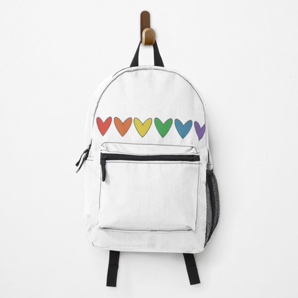 Item preview, Rainbow hearts lgbtq+ Pride flag  designed and sold by MollyJaneArt.