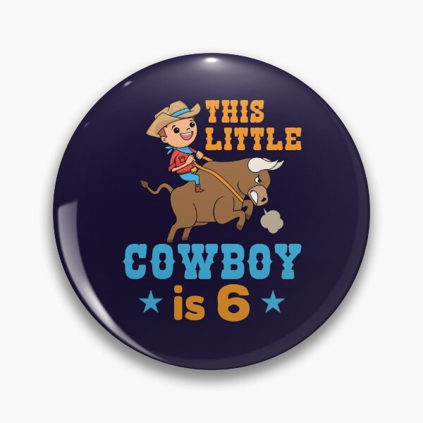 Item preview, Bull Riding Rodeo Birthday This Little Cowboy is 6 designed and sold by jaygo.