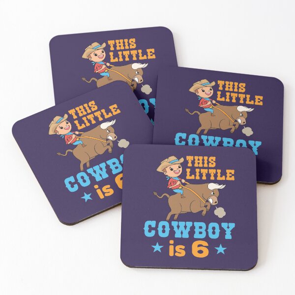 Item preview, Bull Riding Rodeo Birthday This Little Cowboy is 6 designed and sold by jaygo.