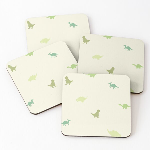 Item preview, cute dinosaur silhouette pattern designed and sold by studioMoSa.