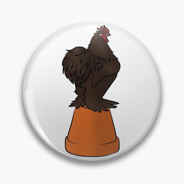 Item preview, Gallo Cochin de chocolate en maceta designed and sold by Clucky-Designs.