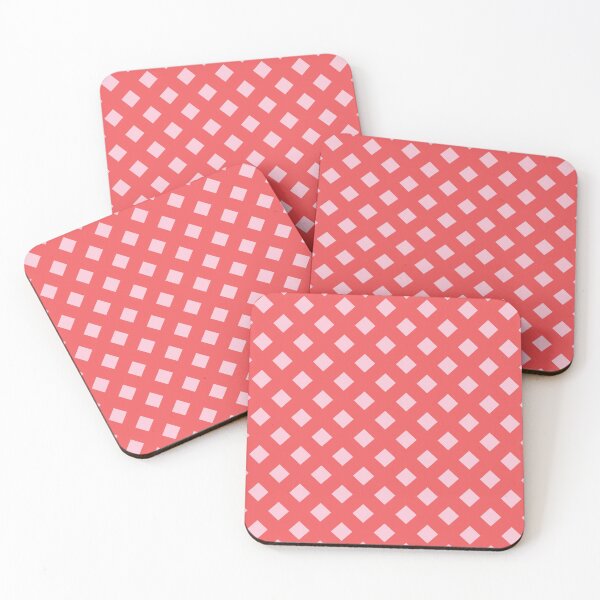 Item preview, Preppy Retro Pastel Pink Argyle Gingham  designed and sold by IamTrending.