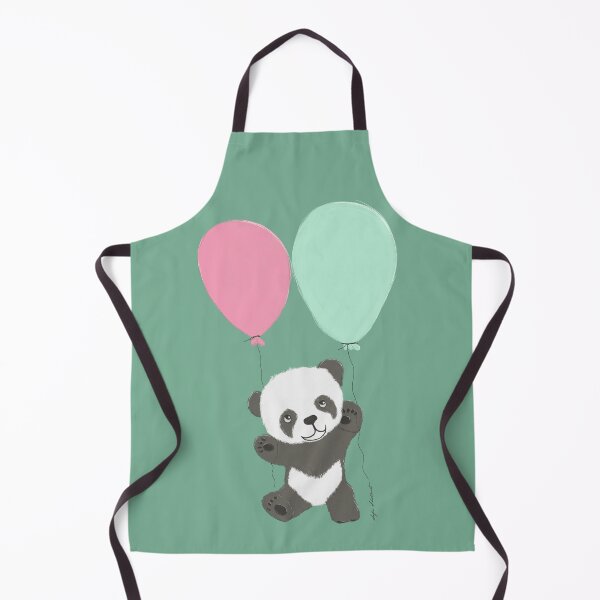 Item preview, little panda flying away with balloons - baby illustration designed and sold by studioMoSa.