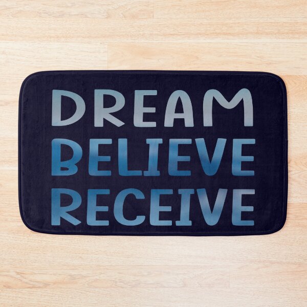 Item preview, Dream Believe Receive - Morning Affirmation designed and sold by madtoyman.