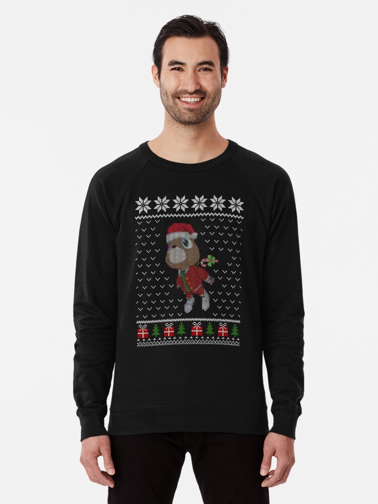 Kanye West Ye Hip Hop Rap Bear Christmas Sweater Lightweight Sweatshirt