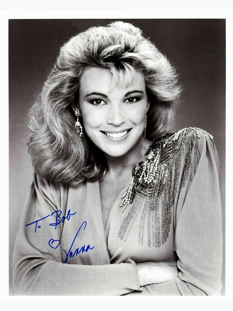 "Vanna White B/W Autographed Photo "To Bob"" Poster By Smilku | Redbubble