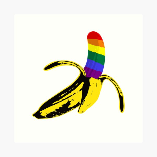 Item preview, Gay Banana Andy Warhol designed and sold by InsomniaCL.